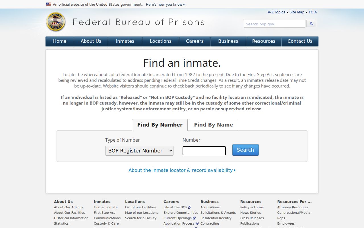 Suffolk County arrest lookup federal custody locator