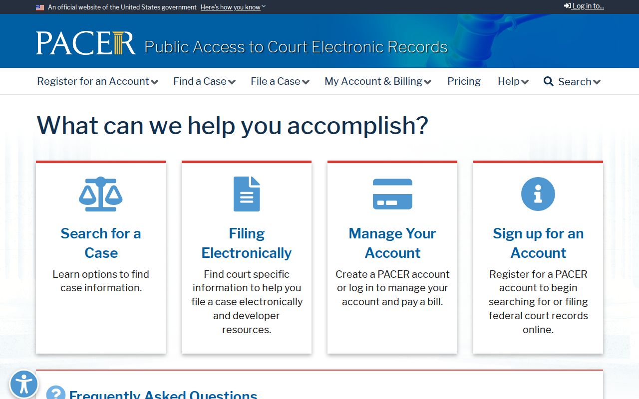 Suffolk County criminal history PACER federal case access page